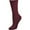 Maroon, variant on Sierra Socks Women’s Combed Cotton Cable Knit Crew Socks, Soft Warm Mid-Calf, 2 Pairs