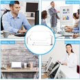 thumbnail image 4 of 6 Pieces Acrylic Business Card Holder Desktop Name Card Stand Vertical Clear Card Display Holder Organizer Transparent Business Card Rack for Men Women Exhibition Home Office Desk, 4 of 7