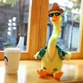 thumbnail image 2 of Dancing Duck Plush Toy Electronic Shake Dance With The Plush Cute Early Childhood Education Toy Home Decor Learn To Speak Shine, 2 of 5