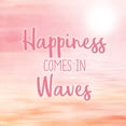 thumbnail image 2 of Kimberly, Allen 15x15 White Modern Wood Framed Museum Art Print Titled - Happiness comes in Waves, 2 of 4