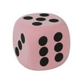 thumbnail image 1 of YOPTOP 6PCS Large Foam Dice Color Foam Dice 3.15 Inches Big Dice for Building Educational Math Teaching Pastime Party 6 Foam Dice Anxiety Dice for Stress,pink,One Size, 1 of 7