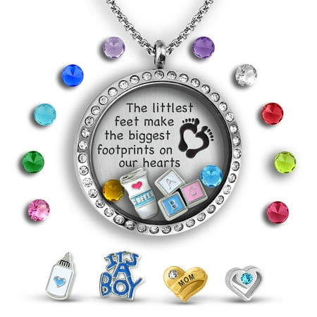 A Touch Of Dazzle Best Baby Gifts Baby Keepsake Necklace Silver A Touch Of Dazzle Best Baby Gifts Baby Keepsake Necklace Silver