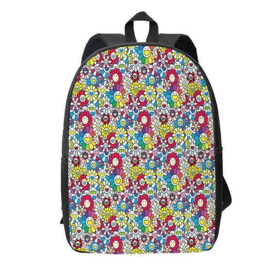 Takashi Murakami Backpack Simple Lightweight Backpack Fashion Travel Backpack Laptop Backpack 17 Inch