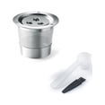 thumbnail image 1 of Eco-Friendly Material, Stainless Steel Reusable K Cups Compatible with Ninja Coffee Maker for CFP201 CFP301 Dual Brew Pro Machine (1Pack), Permanent K Cups and Hassle-free Customer Service, 1 of 5