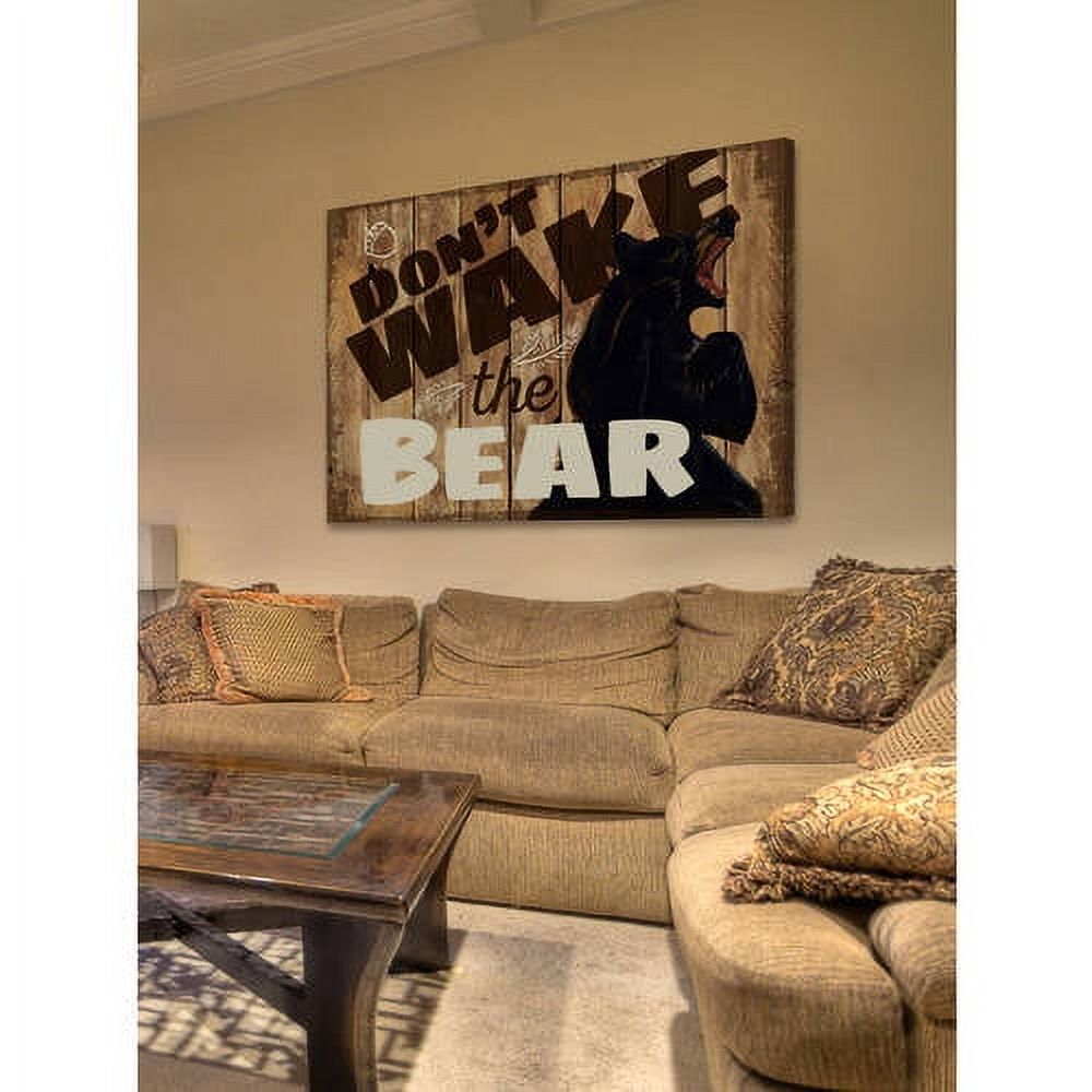 Marmont Hill "Dont Wake 2" Painting Print on Wrapped Canvas