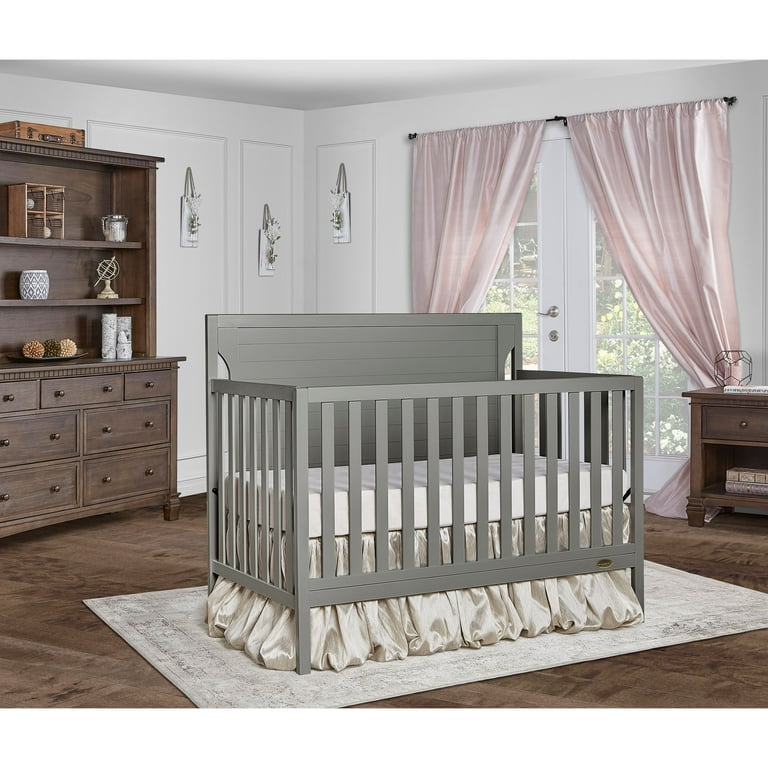 Dream On Me Cape Cod 5-in-1 Convertible Crib - Storm Grey