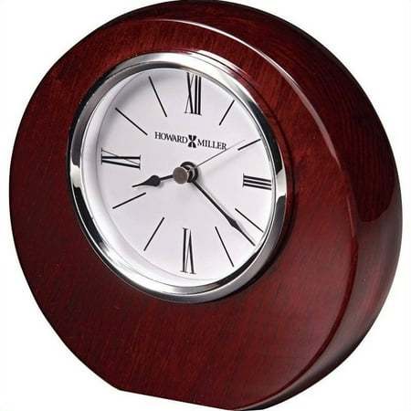 - Bowery Hill Table Desk Clock in Rosewood Hall Finish