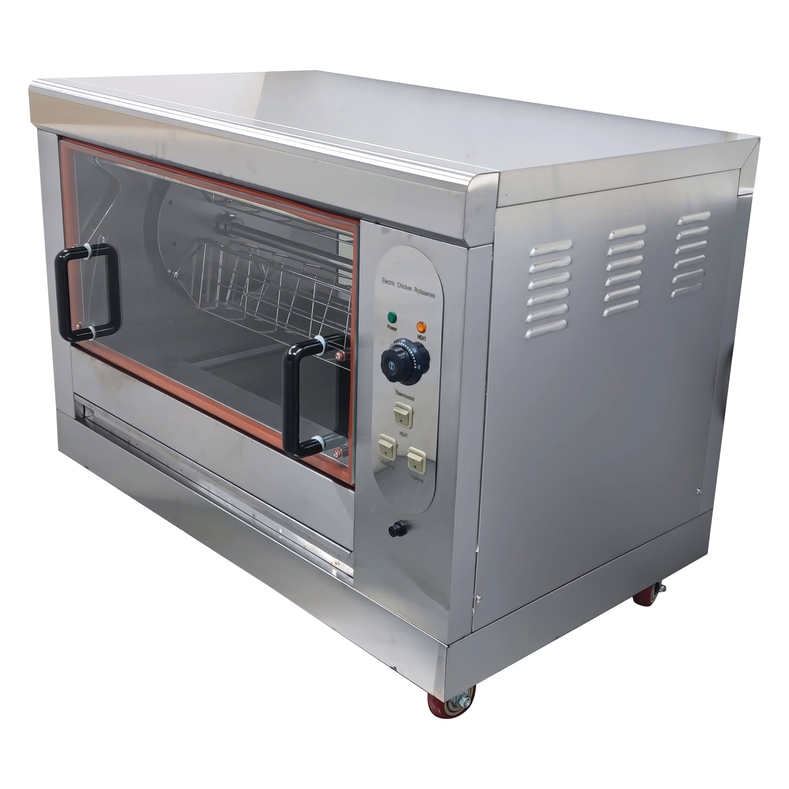 Electric Chicken Rotisserie Machine 220V Desktop Rotary Roaster Rotating Rotisserie Oven