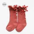 thumbnail image 1 of ITFABS Baby Mid Tube Socks Knee High Stylish Ruffled Soft and Breathable Stockings, 1 of 2