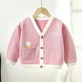 thumbnail image 3 of oqasdz Girls Jackets Children Toddler Knit Cardigan Spring Fall Boys Sweater Clothing Knit Baby Open Front Top Coat Outwear Size 12 M-18 M, 3 of 3