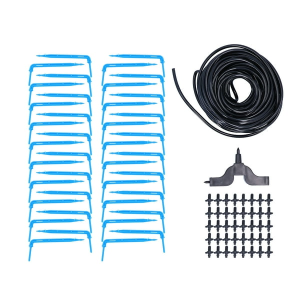 Kit de riego por goteo NikouMX 15 m de manguera de jardín Rendimiento de alta gama