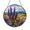 Acrylic 3.5 Inch, variant on Bright Meadow Window Suncatcher, Faux Glass Inspired Floral Accent for Home and Garden Lovers