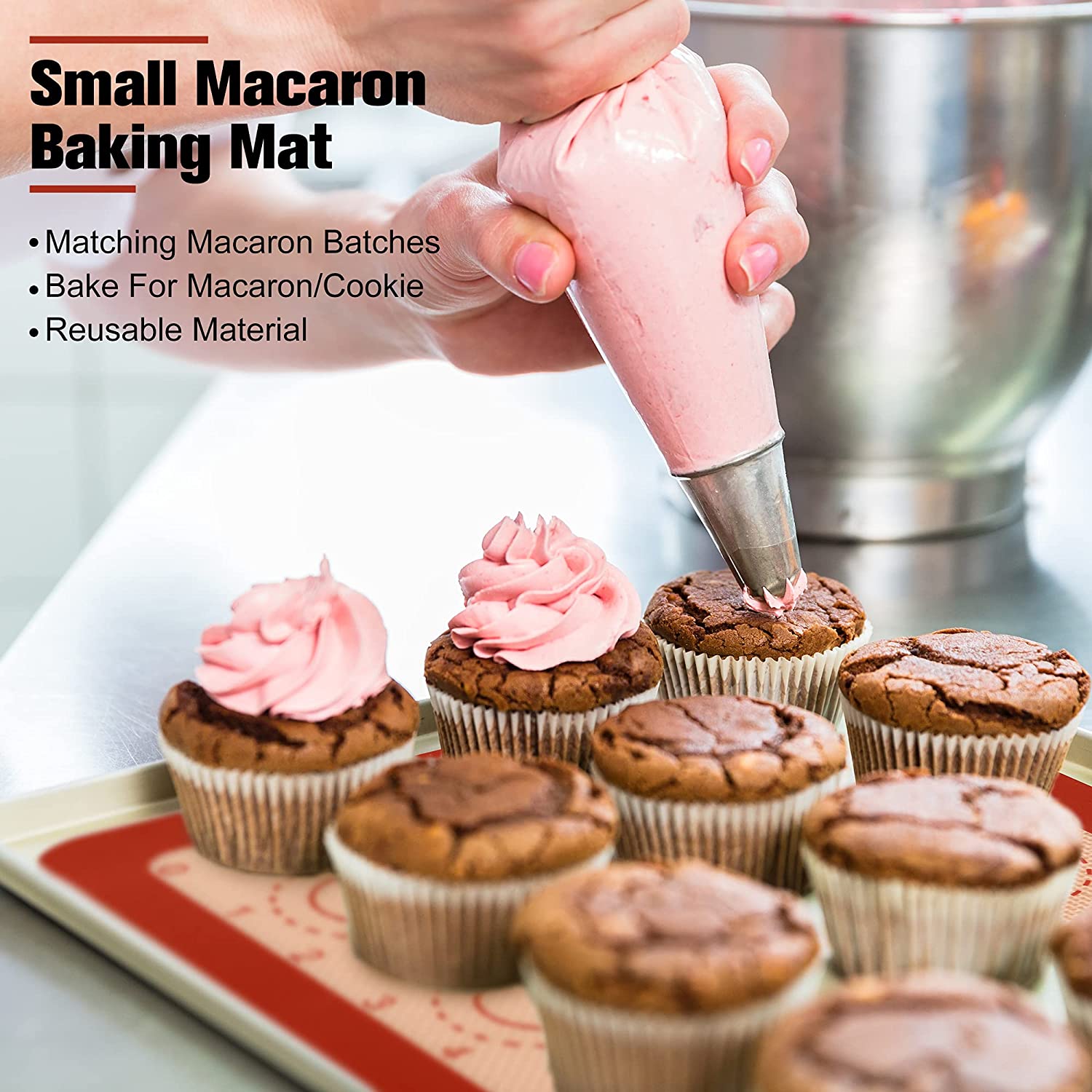 RENOOK Silicone Baking Mats Set of 5, BPA-free grade food baking mat, —  CHIMIYA