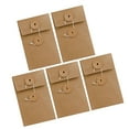 thumbnail image 1 of HEANUJJ 5pcs Decorative Kraft Envelopes for Invitations with Writable Surface for School Users, 1 of 7