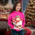 thumbnail image 2 of WELOIJEVBE Hoodies for Teen Girls Children's Autumn Winter Christmas Theme Snowman Long Sleeve Hooded Hoodie Warm and Comfortable Children's Coat for Boys and Girls, 2 of 4