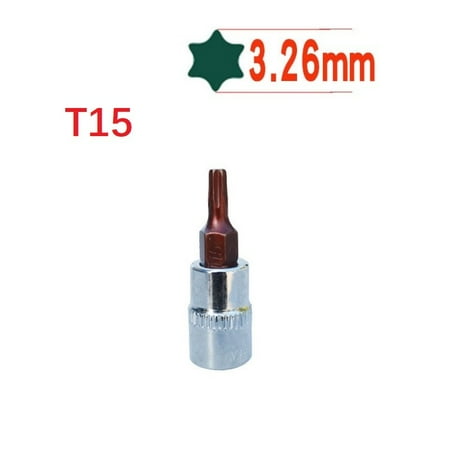 

BAMILL 1Pc Hex Torx Screwdriver Bit 1/4 Inch Drive Socket Hand Tools T8-T40