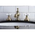 thumbnail image 4 of Kingston Brass KC7063PX Vintage 8 in. Widespread Bathroom Faucet, Antique Brass, 4 of 5