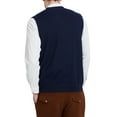 Kallspin Men's Vest Sweater Cashmere Wool Blended V Neck Sleeveless