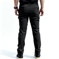 thumbnail image 2 of Men's Cargo Pants Solid Color Durable Multi‑Purpose Casual Bottoms S‑XXL, 2 of 8