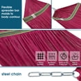 thumbnail image 3 of Tranquillo Adjustable Hammock Stand, Collapsible Camping Hammock and Stand, 600 lbs Capacity Double Hammock Stand for 2 Persons, Red, 3 of 9