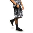 thumbnail image 3 of Victorious Men's Tiger Stripe Camo Short Sleeve Top and Shorts Tracksuit Set, Up to 5X, 3 of 5