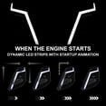 thumbnail image 6 of Spec-D Tuning Black Smoke Sequential Switchback Projector Headlights w/ LED Strip and Startup Animation Compatible with 2003-2005 Nissan 350Z, Left + Right Pair Headlamp Assembly, 6 of 6