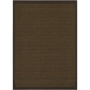 Garden Party Courtyard Indoor/Outdoor Rug, Espresso, 5'6" x 7'6"