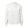 thumbnail image 5 of Summer Tops, Women Blouses, Elegant Women's Blouse Light Satin Chiffon Shirt for Stylish Outfits and Everyday Wear Comfortable and Versatile Top for Any Occasion, 5 of 8