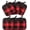 Red and Black1, variant on HEETLY Buffalo Plaid Pot Holders with Pocket, 6-Piece, Heat Resistant Hot Pads for Kitchen Cooking & Baking, Red & Black