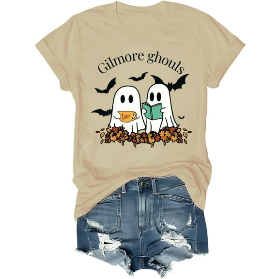 Gilmore Ghouls Shirt Stars Hallow T-Shirt Funny Halloween Tshirt Ghost Tee Unisex