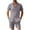 N03-Grey, variant on RMGVDSD Mens Summer Beach Outfits Men's Short Sleeve Shirts And Shorts Set Two Piece Solid Color Casual Summer Matching Set Fashion Sports Suits