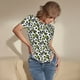 thumbnail image 3 of Balery Soccer and Football Body de cuello redondo de manga corta para mujer Tops de manga corta Tops básicos-Medium, 3 of 7