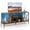 Brown, variant on Industrial TV Stand for TVs up to 65" with Power Outlets& LED Light, Entertainment Center Media Console Table,Brown
