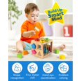 thumbnail image 4 of Montessori Toy Coogam con forma de cubo clasificador de madera, topo, 4 of 7