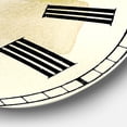 thumbnail image 3 of Designart Oversized Multicolor Analog Round Mid-Century Modern Wall Clocks, CLM25250-C23, 3 of 3