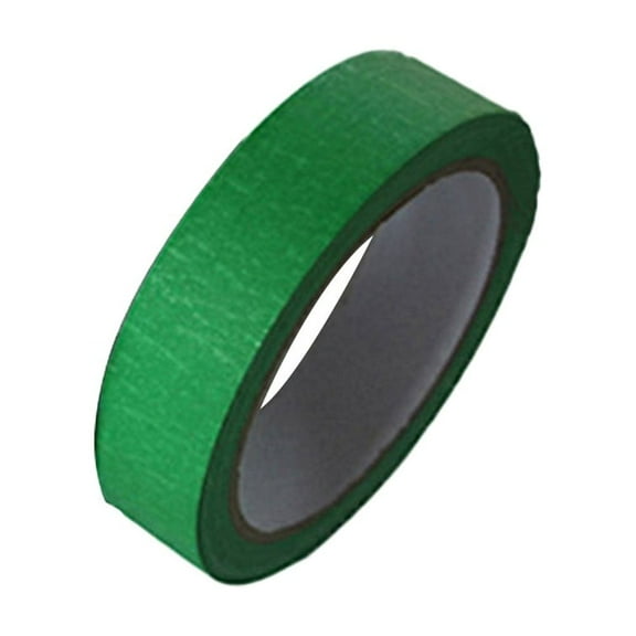 Masking Tape Rubber Color Separation Mark Portable High Temperature Resistant Sticky Textured Paper (Green)