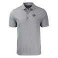 thumbnail image 2 of Men's Cutter & Buck  Heather Black Texas A&M Aggies Forge Eco Heathered Stripe Stretch Recycled Polo, 2 of 3