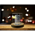 thumbnail image 2 of Grace After Meals Prayer | 3D Engraved Crystal Gift, 2 of 6