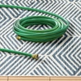 thumbnail image 4 of NICOLE MILLER NEW YORK Patio Country Ombre Geo Indoor Outdoor Area Rug, UV Fade Resistant, Low Pile, Navy Blue/Cream, 9'2"x12'5", 4 of 10