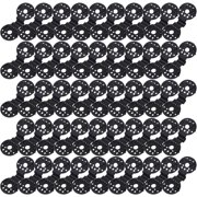 Shade Cloth Plastic Clips, Garden Round Shade Cloth Heavy Duty Lock Grip, Shade Cloth Plastic Clips, Windproof Awning Clamp Grip, Reusable Round Plastic Black Clips