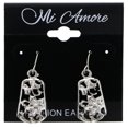 thumbnail image 2 of Mi Amore Flower Dangle-Earrings Silver-Tone, 2 of 2