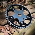 thumbnail image 5 of WFS Pulsar Chainring w/ Spider Sprocket 44T 1/8" 110mm Old School BMX , Black# WFS3080, 5 of 6