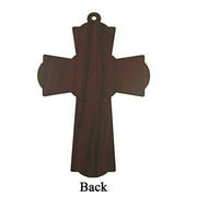 WE Baptism Wall Cross Favor in Decorated Organza bag for Girl 12pcs
