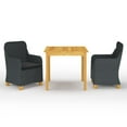 thumbnail image 1 of vidaXL 3 Piece Garden Dining Set Dark Grey, 1 of 12