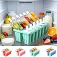 thumbnail image 4 of Molde de silicona de grado alimenticio para hacer paletas heladas con palitos | Molde para paletas caseras para helados y batidos de frutas, 4 of 7