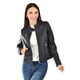 thumbnail image 5 of Chamarra estilo biker Roman Fashion /Juvenil, 7370 (Negro) negro M, 5 of 6