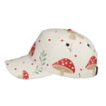 thumbnail image 5 of Balery Baseball Cap Adjustable Size for Running Workouts and Outdoor Activities All Seasons Dad Hat(Flat Mushrooms), 5 of 8