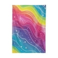 thumbnail image 2 of Ryvnso Rainbow Illustration Rectangle Table Cloth Tablecover Dinning Tablecloth 60"x60", 2 of 8