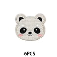 thumbnail image 1 of HLONK Iron On Patches Adorable Cartoon Animal Patches for Clothes Hot-Selling Iron On Patches for Clothes Creative Embroidered Patches for Jeans Raccoon, 1 of 3