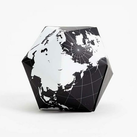 Goose Magnet - Dymaxion Folding Globe Black and White Brain Teaser Magnet Puzzle